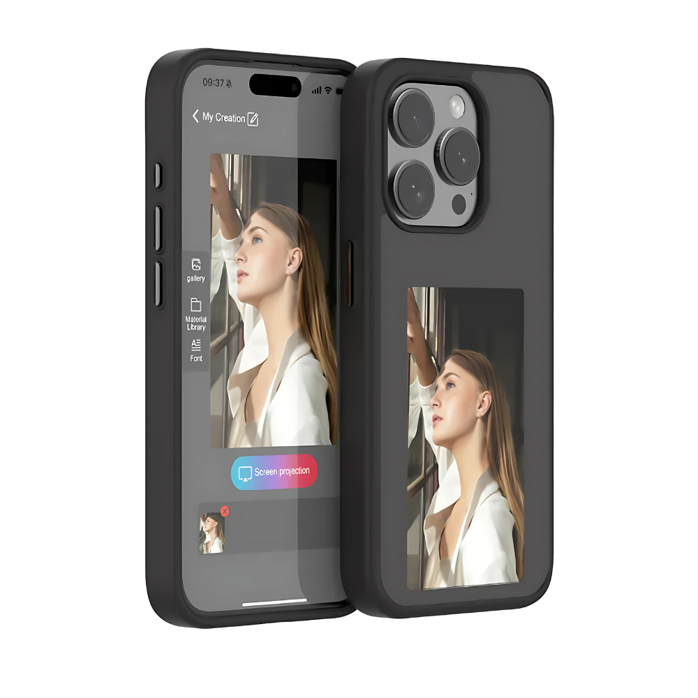 E-Ink Phone Case – Customizable E-Paper Display for iPhone