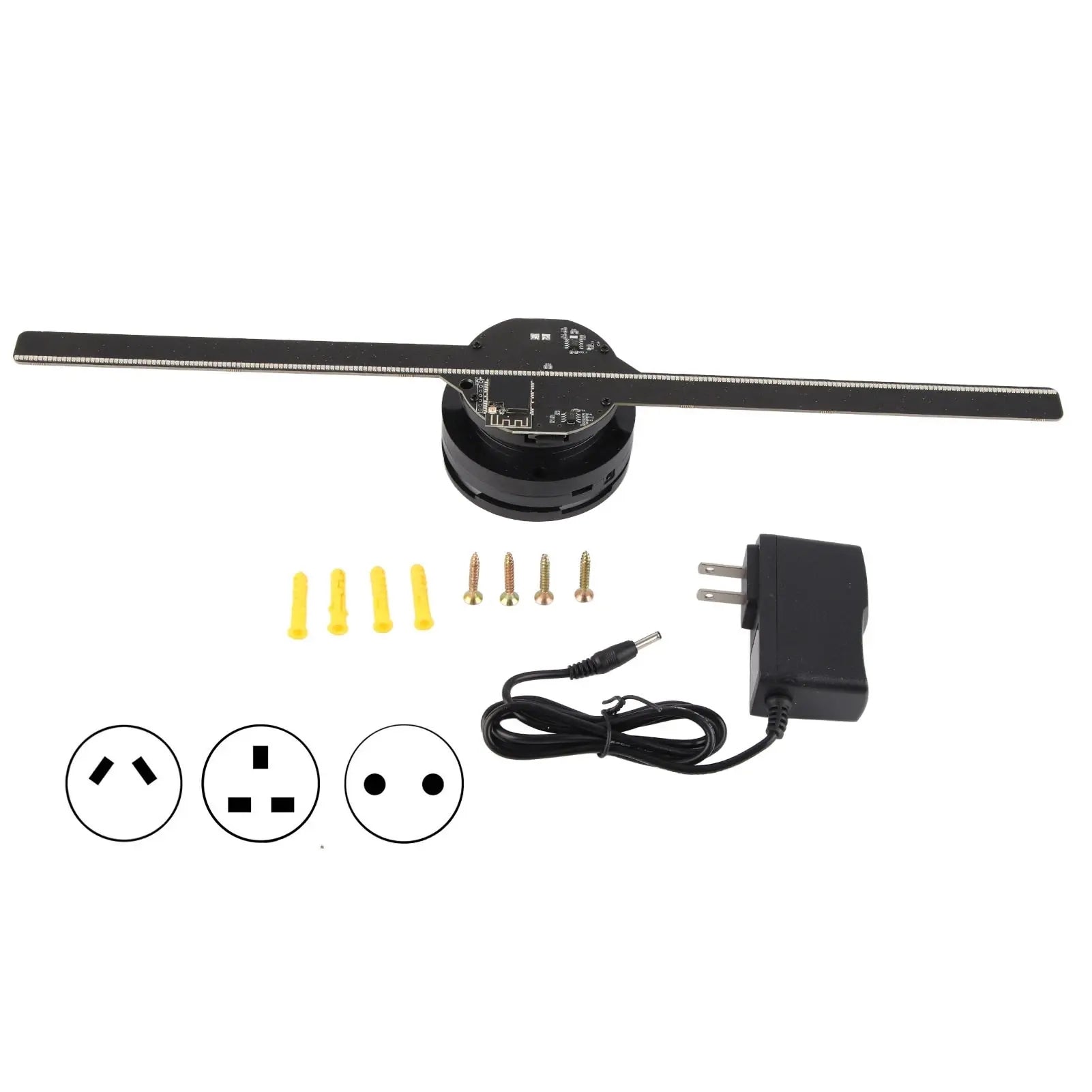 3D Hologram Fan – 224 LED Beads, 800x480P Display
