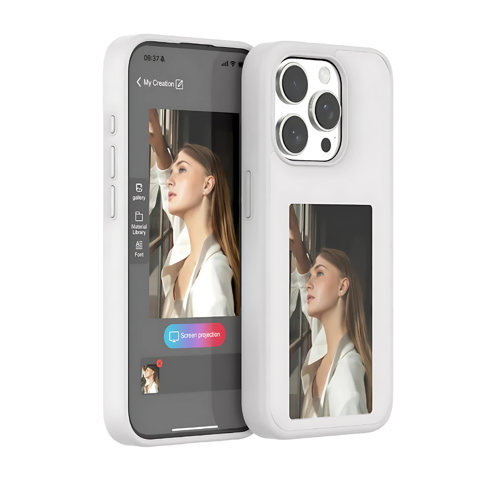 E-Ink Phone Case – Customizable E-Paper Display for iPhone