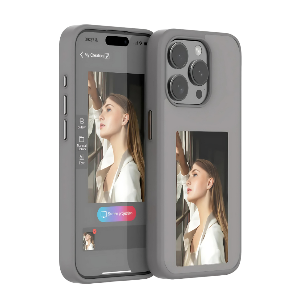 E-Ink Phone Case – Customizable E-Paper Display for iPhone